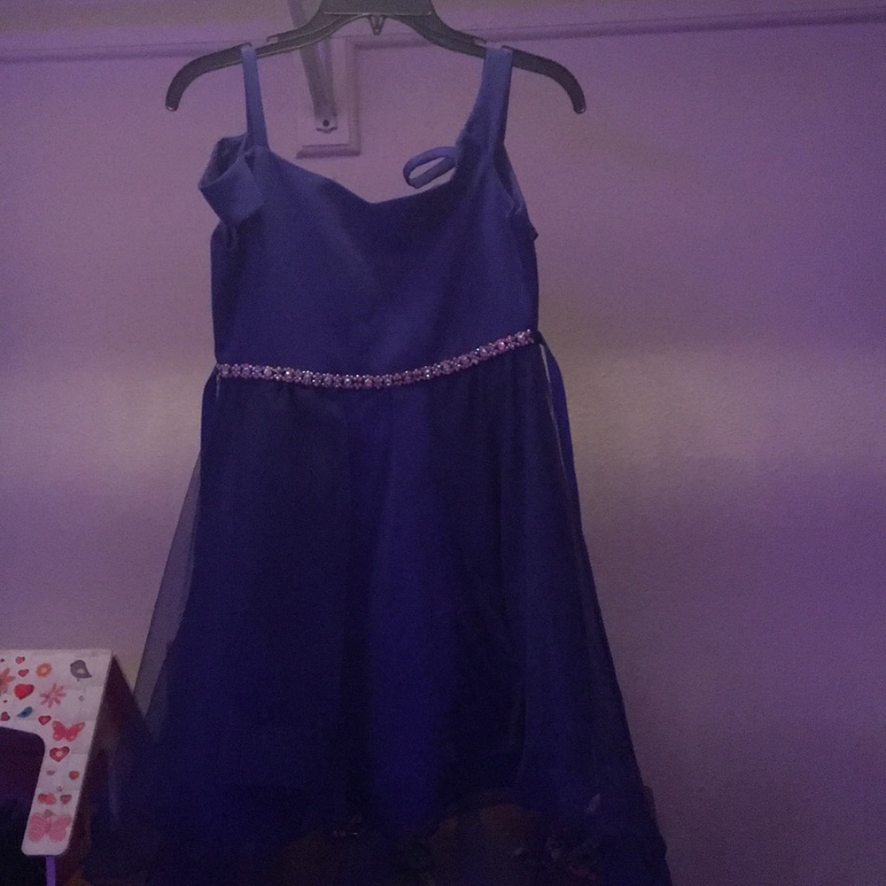 royal blue party dress